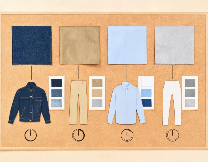 Denim and apparel fabric application board
